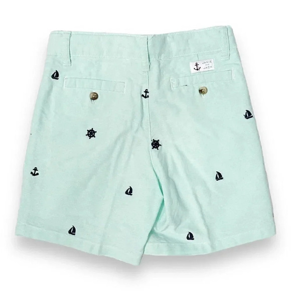 Janie & Jack | Sailing Embroidered Oxford Shorts (18-24 mos) ⚓️ - Picture 4 of 6